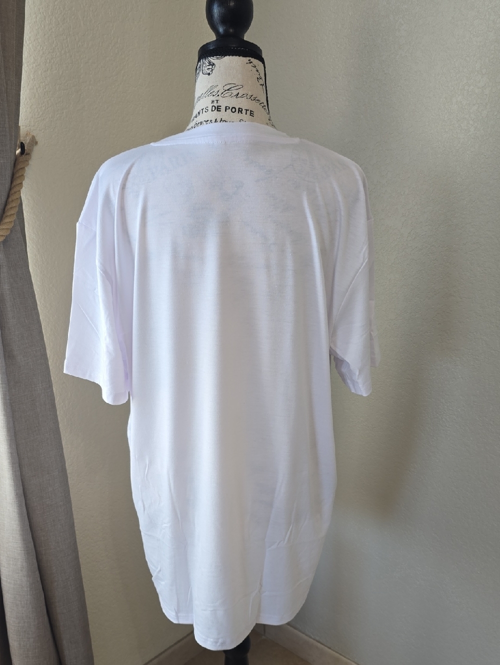 Funny Cow Graphic Tee Choose Small or Large Handmade White Sublimation Shirt - Picture 6 of 9